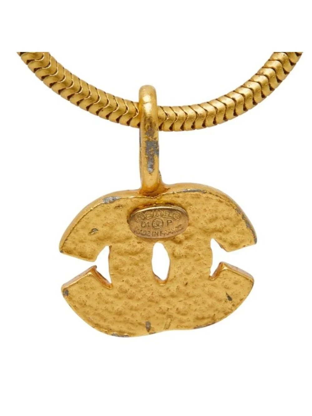 Chanel CC Logo Bracelet Gold Plated